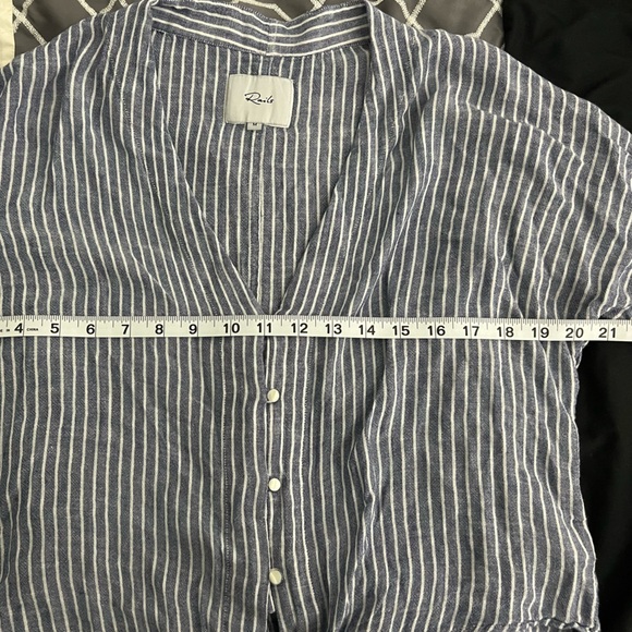 Rails (Anthropology) Long Sleeve Terrenas Stripe Shirt - Picture 3 of 6